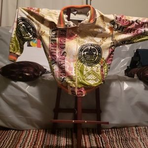 Men's Federal reserve money jacket.